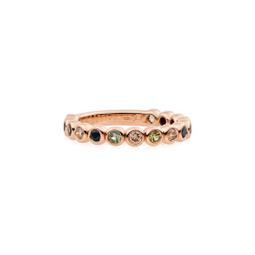         Roségold, Ringe, Bron Confetti Ring 8RR4893KIWI