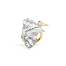 Weißgold, Ringe, Ole Lynggaard Copenhagen Cranes Ring Medium A3093-402