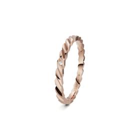 Roségold, Ringe, Niessing Woven Love Ring N401510-2mm-0.005ct-gloss-rw