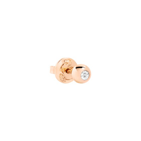 Roségold, Ohrringe, DoDo Ohrstecker Bollicine Roségold und Diamante DHC4002-BOLLI-DB09R