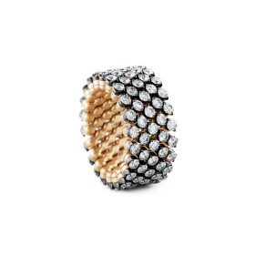 Roségold, Ringe, Serafino Consoli Brevetto Multi-Size Ring, Ref: RMS 5F2 RBG WD
