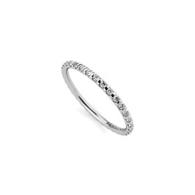Platin, Ringe, Niessing Memory Ring N331951-0.01ct-gvs2-gloss-pt