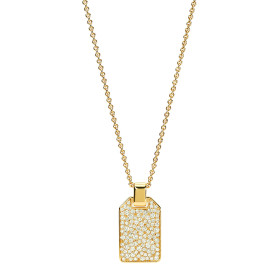 Gelbgold, Halsschmuck, Schmuckwerk Meine Welt Anhänger mit Halskette, Ref: OH226-GG