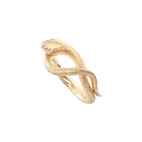 Gelbgold, Ringe, Ole Lynggaard Copenhagen Snakes Ring Small A2672-401