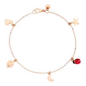 DoDo  Armband mit den beliebtesten Anhängern DBB9000-ICONS-ERO9R