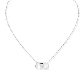 Weißgold, Halsschmuck, Messika So Move Diamantkette 12944-WG