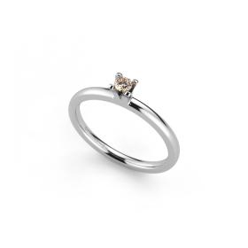 Platin, Ringe, Niessing Amatis 4 Krappen Ring N331960-0.08ct-cinnamon-gloss-pt
