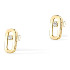 Gelbgold, Ohrringe, Messika Move Uno Ohrstecker 12305-YG