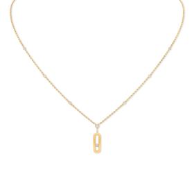 Gelbgold, Halsschmuck, Messika Lange Move Uno Halskette 10111-YG