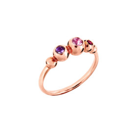 Roségold, Ringe, DoDo Ring Bollicine DAC3006-BOLLI-ZRI9R