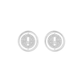 Weißgold, Ohrringe, Messika Lucky Move Ohrstecker 11572-WG
