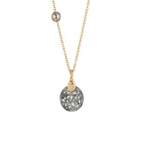 Roségold, Halsschmuck, Gellner MELANGE Collier mit Einhänger 5-24566-01