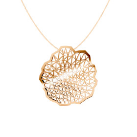         Rotgold, Halsschmuck, Niessing Topia Vision Anhänger  N393025-35mm-gloss-cr