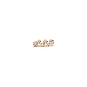 Rotgold, Armschmuck, Niessing Colette C Diamond Wave Anhänger N372963-cr