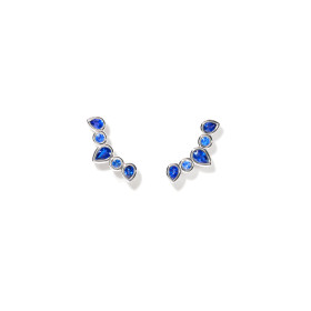         Weißgold, Ohrringe, Tamara Comolli GYPSY Ohrringe Crawler 'Ocean'  E-Gyp-Cra-Oce-wg