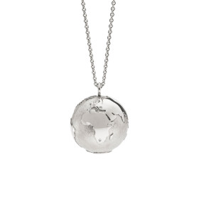         Platin, Halsschmuck, Schmuckwerk Anhänger Meine Welt mit Halskette OH130-PT