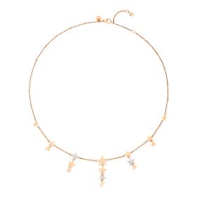 DoDo Halskette Stellina „Precious“ mit Diamanten DCC1005-SSTAR-DB09R