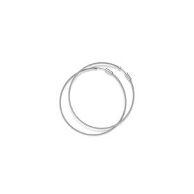 Platin, Ohrringe, Niessing Colette Creolen  N314015-ST-30mm-pt