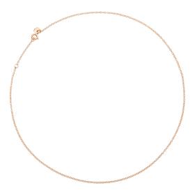 Roségold, Halsschmuck, DoDo Halskette Essentials aus 9-Karätigem Roségold DCB5012-CHAIN-0009R