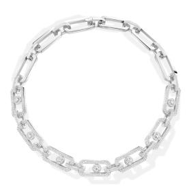 Weißgold, Halsschmuck, Messika So Move XL Diamantkette 13079-WG