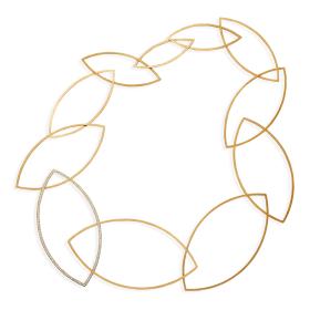 Gelbgold, Halsschmuck, Niessing Spitzbogenkette Halskette N363967-cy