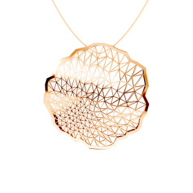         Rotgold, Halsschmuck, Niessing Topia Vision Anhänger  N393025-50mm-gloss-cr