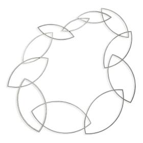 Weißgold, Halsschmuck, Niessing Spitzbogenkette Halskette N363967-fg