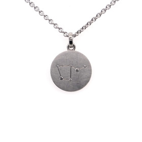         Platin, Halsschmuck, Juwelier Michels TAGS Anhänger - Groß Rund Sternbild TP-RLC-PT