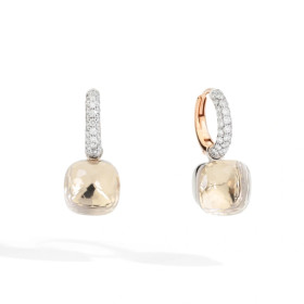         Weißgold, Ohrringe, Pomellato Nudo Classic Ohrringe POB4010O6WHRDB0TB