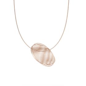 Roségold, Halsschmuck, Niessing Mirage Anhänger oval  N333050-50mm-rw