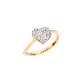 Gelbgold, Ringe, DoDo Ring Herz „Precious“ DAC0014-HEARS-DB0OG