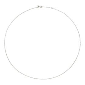 Weißgold, Halsschmuck, DoDo Halskette Essentials aus rhodiniertem 18-Karätigem Weißgold DCA8004-CHAIN-000OB