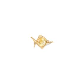 Gelbgold, Halsschmuck, Ole Lynggaard Copenhagen Young Fish Anhänger A3217-402