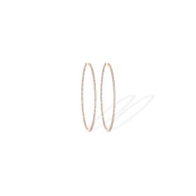 Roségold, Ohrringe, Messika Créoles Gatsby S 04686-PG
