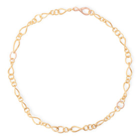         Gelbgold, Halsschmuck, Ole Lynggaard Copenhagen Love Collier klein A1730-403