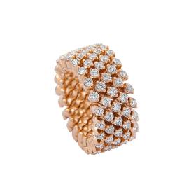 Ringe, Roségold, Serafino Consoli Brevetto Multi-Size Ring RMS 5F2 RG WD