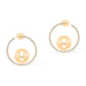 Gelbgold, Ohrringe, Messika Lucky Move Créoles PM 07515-YG