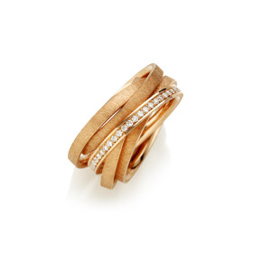         Rotgold, Ringe, Schmuckwerk Saturn Ring SR755-RG