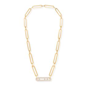 Gelbgold, Halsschmuck, Messika Sautoir Move Halskette 06768-YG
