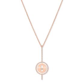 Halsschmuck, Roségold, Messika Lucky Move Arrow Collier 10113-PG