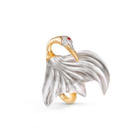 Weißgold, Ringe, Ole Lynggaard Copenhagen Cranes Ring Groß A3094-402