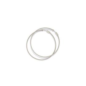 Weißgold, Ohrringe, Niessing Colette Creolen  N314015-ST-30mm-fg