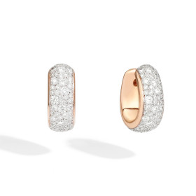         Roségold, Ohrringe, Pomellato Iconica Creolen POB7122O7WHRDB000