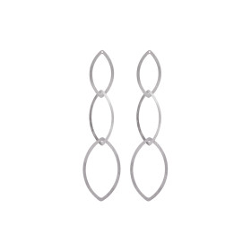 Platin, Ohrringe, Niessing Quinta Navette Ohrhänger N224018-80mm-pt