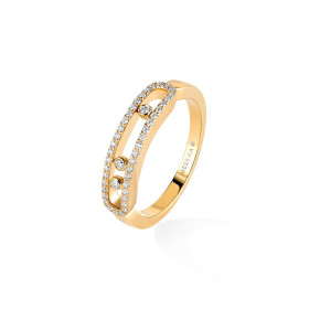         Gelbgold, Ringe, Messika Baby Move Classique Pavé Ring 04683-YG