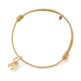         Gelbgold, Armschmuck, Ole Lynggaard Copenhagen Elephant Kordelarmband A2833-407