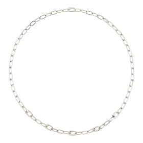 Halsschmuck, Silber, DoDo Halskette Essentials mit aufklappbaren Gliedern DCC1004-CHAIN-000AG