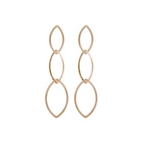 Roségold, Ohrringe, Niessing Quinta Navette Ohrhänger N224018-110mm-rw