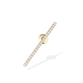 Gelbgold, Ohrringe, Messika Gatsby Barrette einzelner Ohrring 07230-YG
