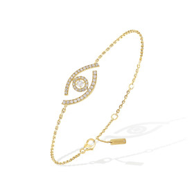         Gelbgold, Armschmuck, Messika Lucky Eye Armband 10035-YG